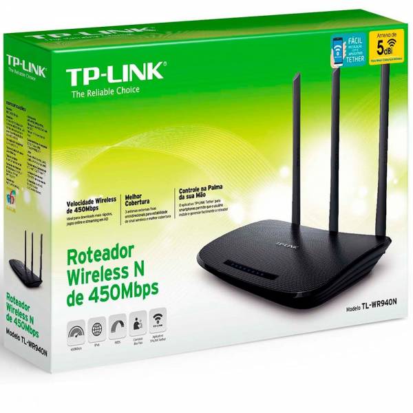 TP-LINK TL-WR940N 450 Mbps Wireless N Router